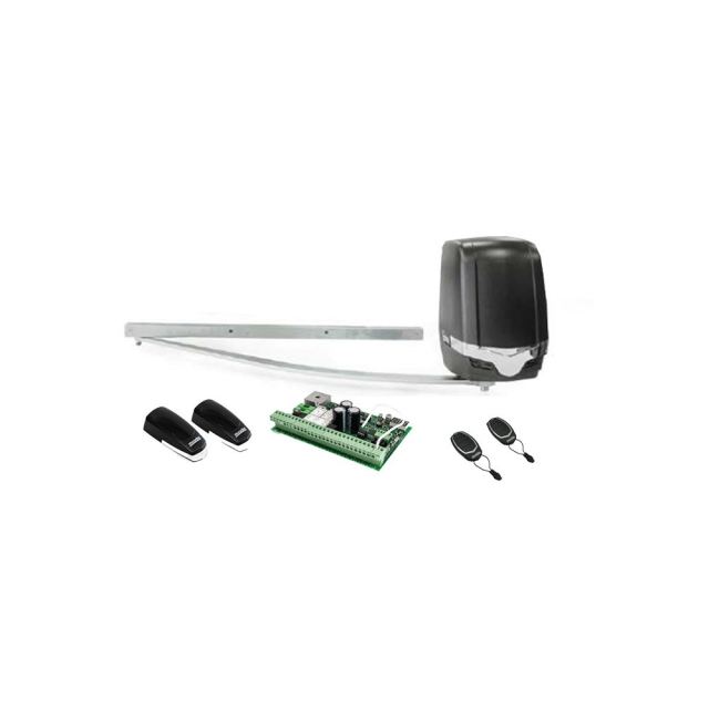 Kit automatizare poarta batanta Motorline Telica KIT TELICA DL-24V-1BR-L, 2.5 m, 200 kg, 24 Vac, brat culisant drept, stanga