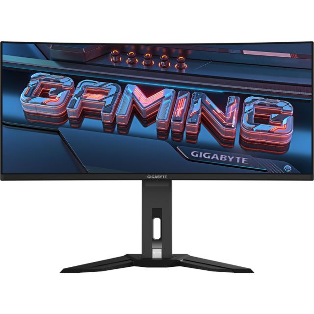Gigabyte Monitor Gaming Gigabyte MO34WQC2, 34 UWWQHD, OLED, 240Hz, 0.03ms, Curbat, FreeSync Premium Pro, DisplayHDR True Black 400