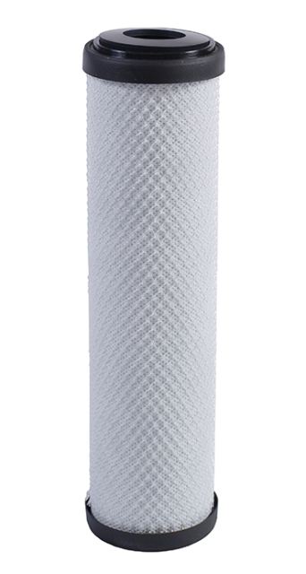 Cartus cu carbune activ bloc 10"" Aquapur, elimina clor, derivati clorurari, resturi de pesticide, particule in suspensie mai mari de 10 microni
