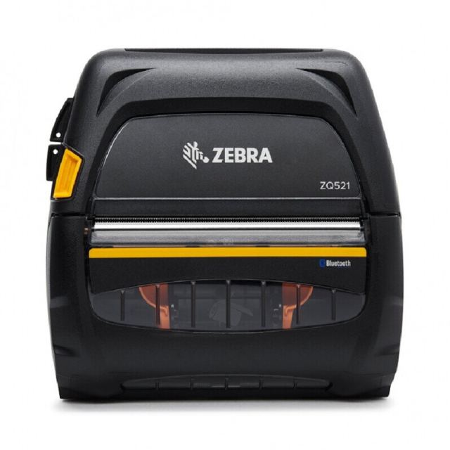 ZEBRA Imprimanta mobila de etichete Zebra ZQ521, monocrom, Bluetooth, Wi-Fi,DT, 203 DPI, Wi-Fi, Bluetooth, viteza max. 127 mm/s, latime printabila max. 104 mm, Negru