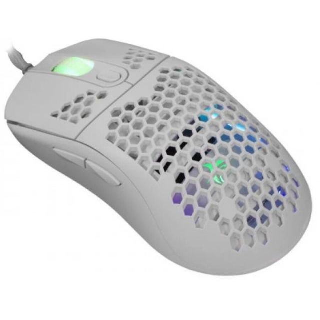 White&nbsp;Shark Mouse gaming White Shark GM-5007 GALAHAD, cu fir, 6.400 DPI, RGB, Alb