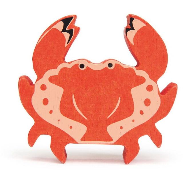Tender&nbsp;Leaf Figurina Crab, din lemn premium - Crab - Tender Leaf Toys