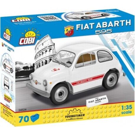 Cobi&nbsp;Klocki Set de constructie, Cobi, 1965 Fiat 500, 70 piese
