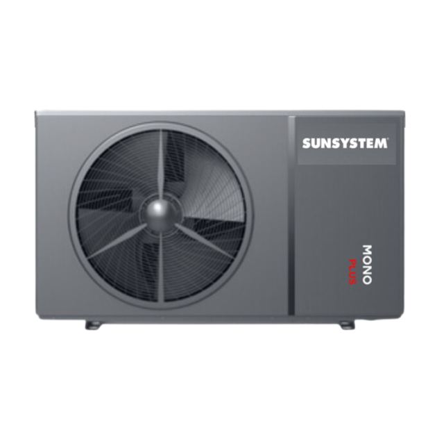 Pompa de caldura Aer-Apa pentru incalzire si racire, Sunsystem Mono Plus 130-3PH, Monobloc 13 kW, Inverter R32 ERP A+++, compresor Panasonic, Trifazata, Control Wi-Fi