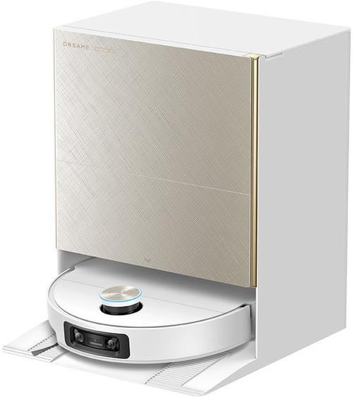 Aspirator robot Dreame X60 Ultra Complete, 35.000 Pa, Autonomie 145 minute, Recipient praf 220 ml, Rezervor apa 80 ml, Auto-curatare, OmniSight, Navigatie VersaLift (Alb)