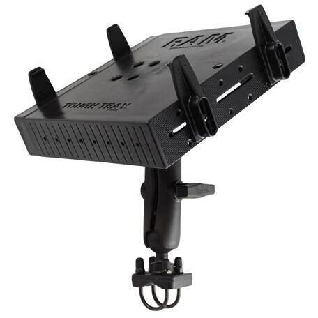 RAM&nbsp;MOUNTS Suport dublu cu bila RAM® Tough-Tray™ cu baza dubla pentru sina cu surub U