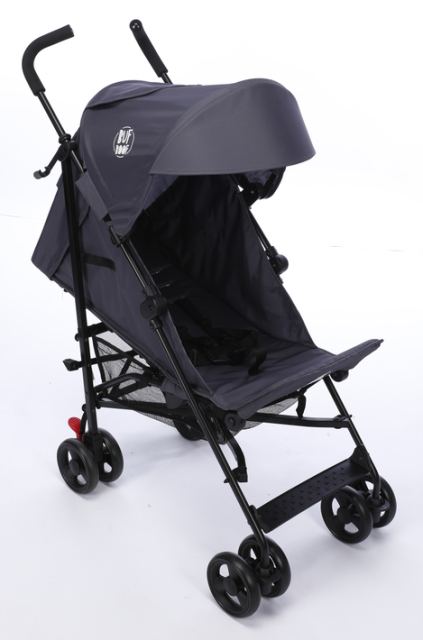 Carucior pentru copii Buf Boof sport S120 gri cu spatar reglabil