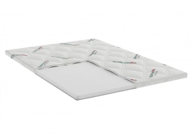 Topper Hypoallergenicmed Antibacteria, cu husa detasabila si lavabila 90 x 200 x 5 cm