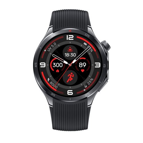 Smartwatch OnePlus Watch 3, Ecran LTPO AMOLED 1.5inch, Procesor Snapdragon W5, 32GB Flash, Bluetooth, NFC, Wi-Fi, IP68 5 ATM, Wear OS (Negru)