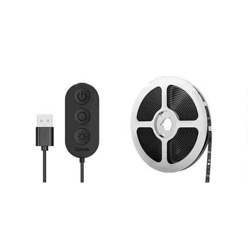 Banda LED RGB pentru TV Govee H61780A1, 5 W, 5 V, compatibil cu TV 46-60 inch, Wi-Fi 2.4GHz, Bluetooth, aplicatie Govee Home, 3m