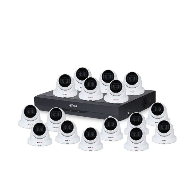 Sistem supraveghere interior basic Acvil B16INTIR30-2MP-M, 16 camere, 2MP, IR 30m, 2.8 mm, microfon