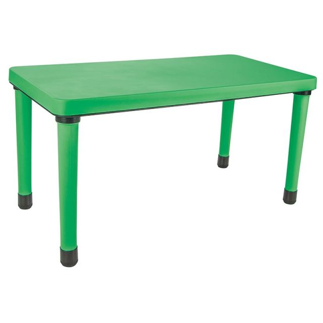 Masuta pentru copii interiorexterior Pilsan Happy Table Verde 120x60cm pentru lectiiactivitati,capacitate 4 copii,plastic rezistent,colturi rotunjite,picioare antiderapante,utilizare acasagradinitecreseafterschool