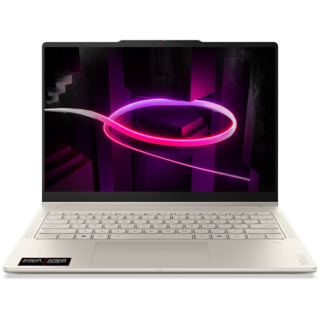 Lenovo Laptop Lenovo Yoga 7 2-in-1 14AGP11 cu procesor AMD Ryzen AI 5 435, 14 inch WUXGA, OLED, Touch, 16GB RAM, 512GB SSD, AMD Radeon 840M, No OS, Auriu