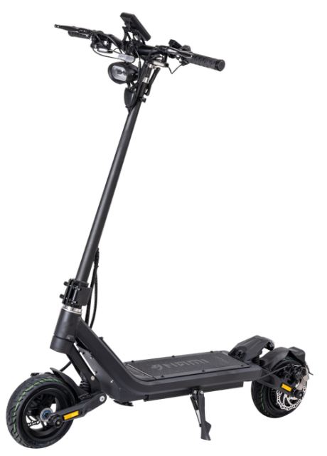 Trotineta electrica Nami Stellar Super, Viteza maxima 25 Km/h, Autonomie 75Km, Putere motor 2 x 1000W, Roti pneumatice 9inch, baterie 52V/24.5Ah (Negru)