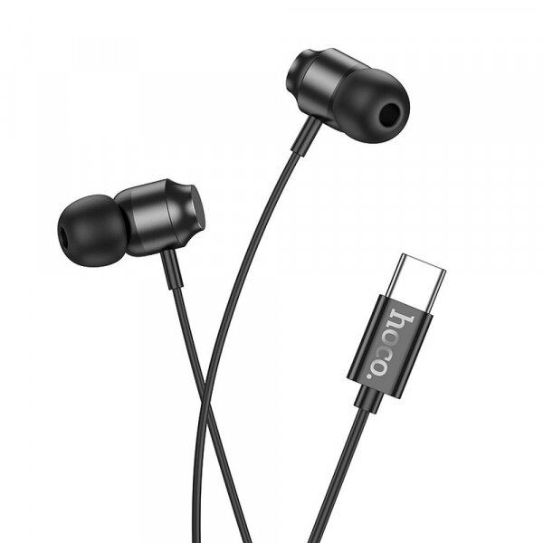 HOCO Handsfree USB-C HOCO M122, Negru