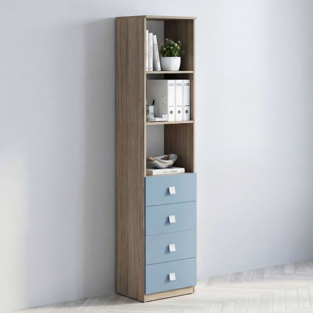Biblioraft LINEA 45, 4 Sertare