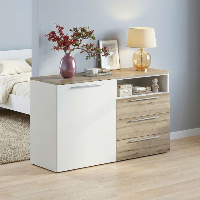 Comoda dormitor ARONA, 1 usa 4 sertare