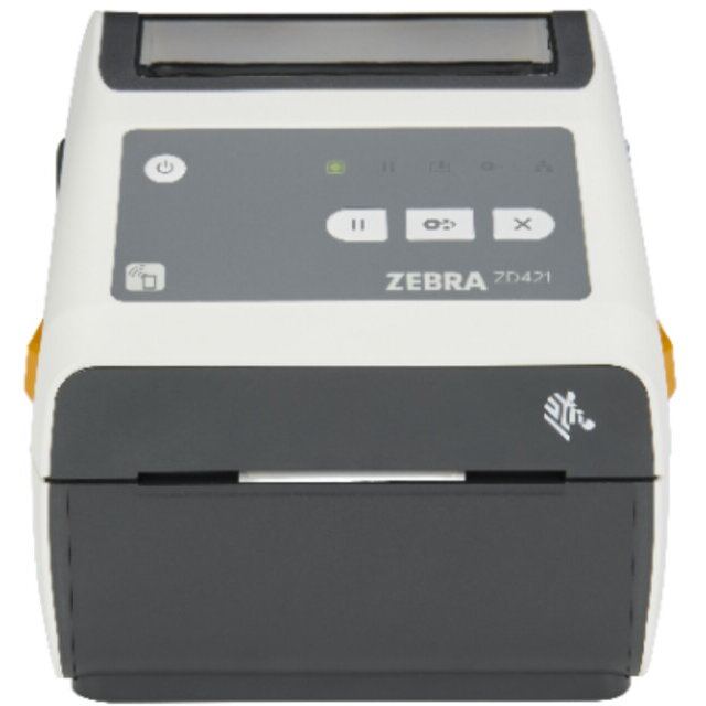 ZEBRA Imprimanta de etichete Zebra ZD421d HC, DT, 300 DPI, USB, USB Host, BLE, Ethernet, latime maxima etichete 108 mm, latime maxima printare 108 mm, viteza maxima 102 mm/s, senzor mobil de etichete, cablu USB, Alb