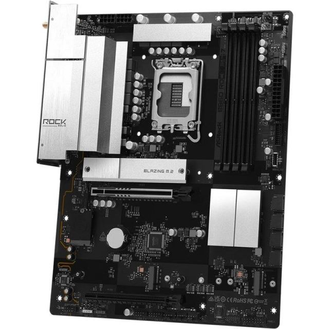 ASROCK Placa de baza ASRock B860 ROCK WIFI 7, Intel B860, Socket LGA 1851, DDR5, ATX, HDMI
