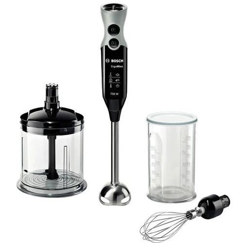 Blender cu imersie Bosch MSM67160, 750 W, 12 viteze (Negru/Argintiu)