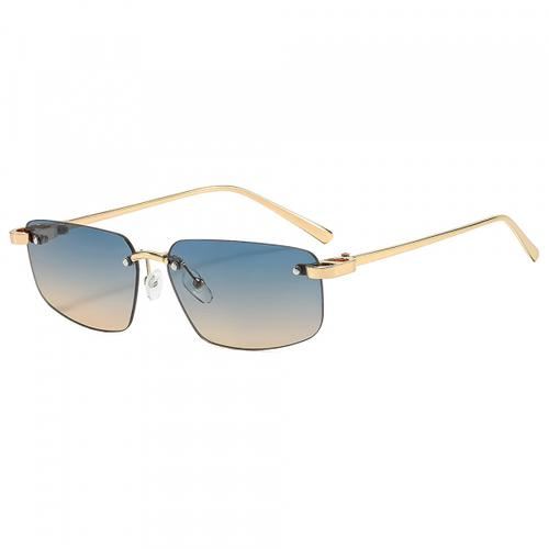 Ochelari De Soare Unisex Techsuit S098, Aurii/Albastrii Verzi