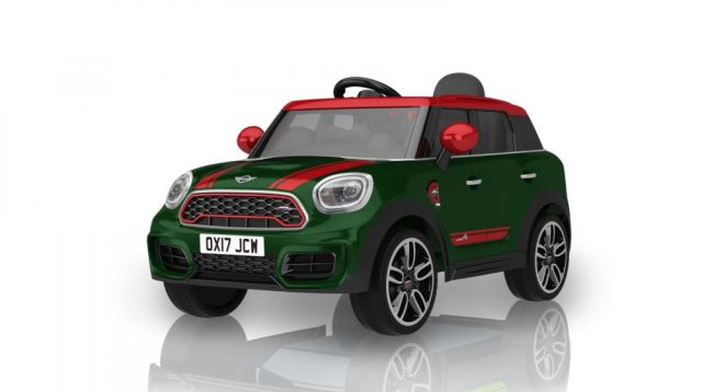 Masina electrica pentru copii Mini Countryman 12V 70W cu schimbator viteza, scaun piele, muzica si lumni