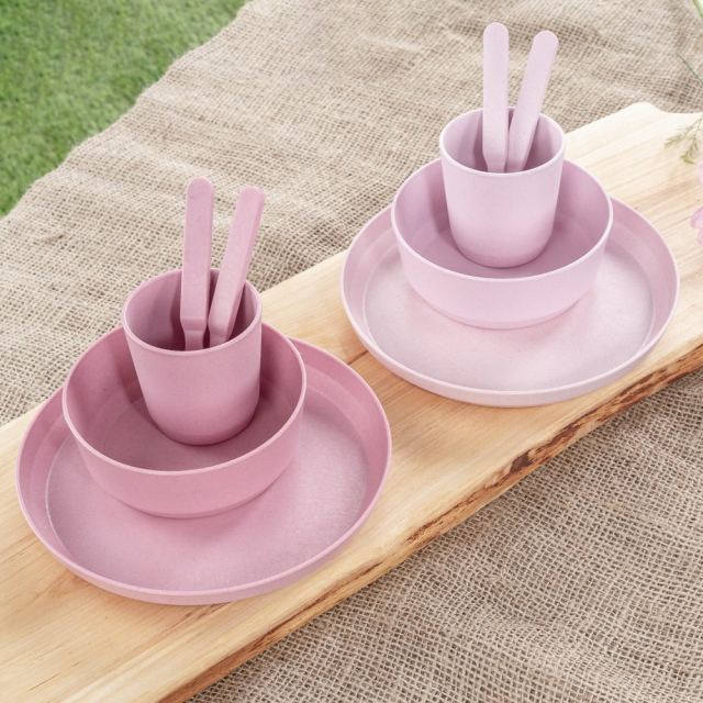 Set 2 castroane Reer Growing Bowl pink