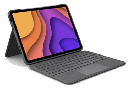Husa cu tastatura Logitech Folio Touch 920‑009968 pentru iPad Air Gen 4 2020 (Gri)