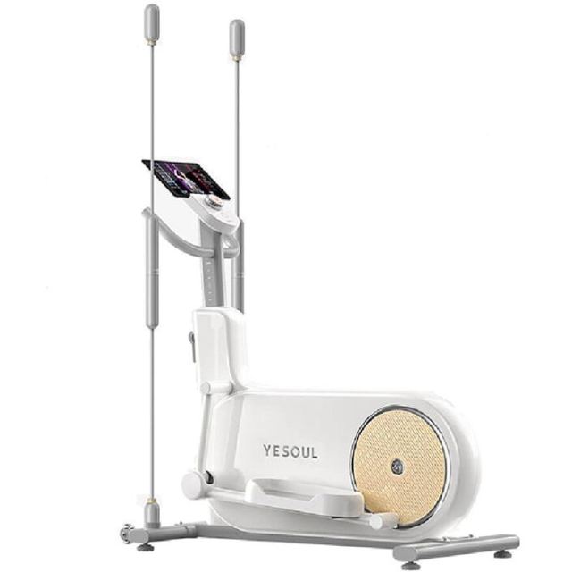 YESOUL Bicicleta magnetica eliptica Yesoul EF25EV, Alb