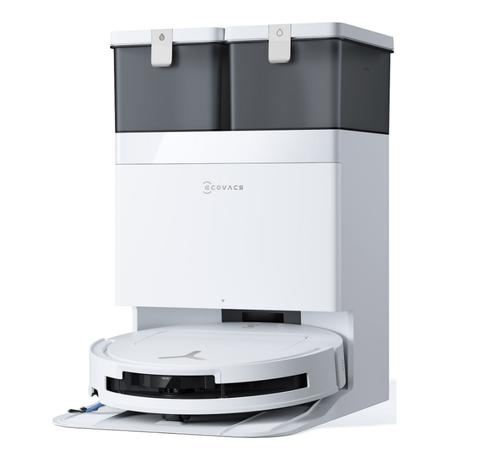 Aspirator robot Ecovacs DEEBOT T50 OMNI G3, 25000Pa, 75 W, Recipient praf 0.26 L, TruEdge 2.0, OZMO Turbo, Atuonomie 198 minute, Rezervor 70 ml, Evitare obstacole cu AI (Alb)