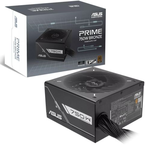Asus Sursa alimentare ASUS Prime-750B, ATX, Full Modulara, 750 W, 80 Plus Bronze, Negru