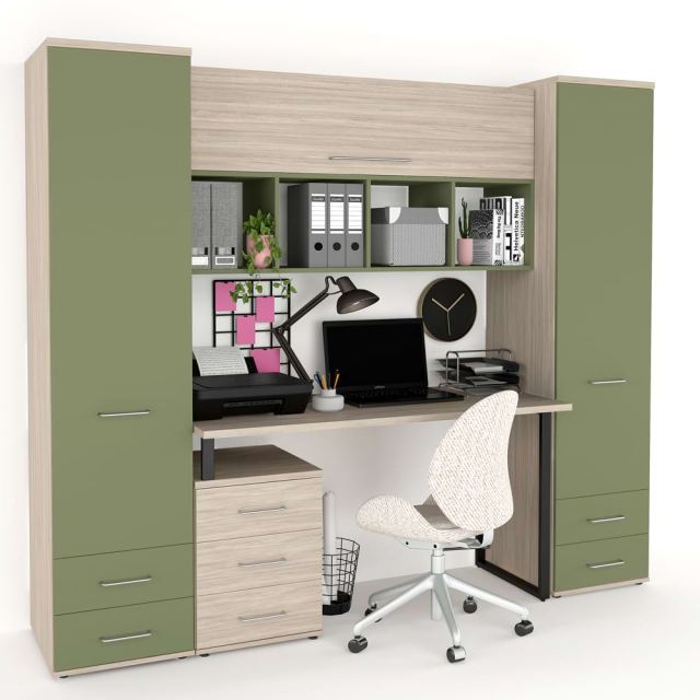 Birou cu biblioteca STUDIO 7