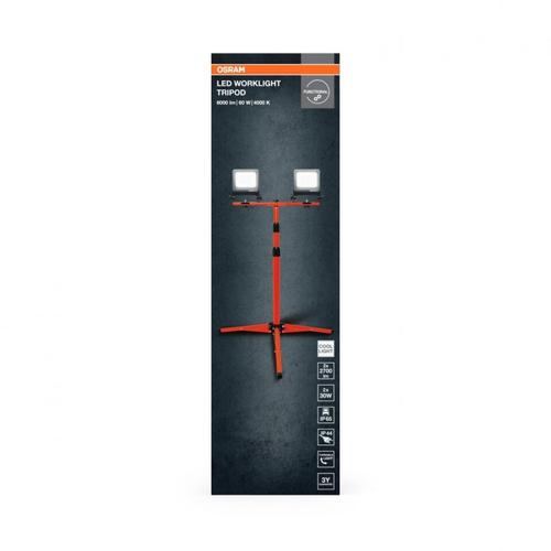 Lampa de lucru LED 2x30W, Osram, tripod, IP65, inaltime ajustabila 1.8m