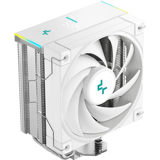 Deepcool Cooler CPU Deepcool AK400 Digital SE, Alb, TDP 220W, ARGB, Ecran Digital