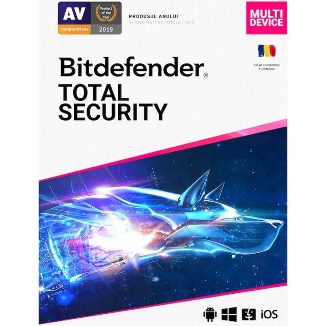BitDefender Bitdefender Total Security, 2 ani, 10 dispozitive, licenta retail