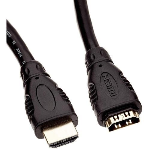 Cablu extensie HDMI, tata - mama, 4K@30Hz, conectori auriti, 3m, PremiumCord kphdmf3