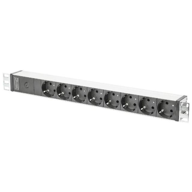 Digitus Bara de alimentare PDU, Digitus, Aluminiu, 0.2m, Negru