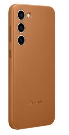 Protectie Spate Samsung Leather EF-VS916LAEGWW pentru Samsung Galaxy S23+ (Maro)