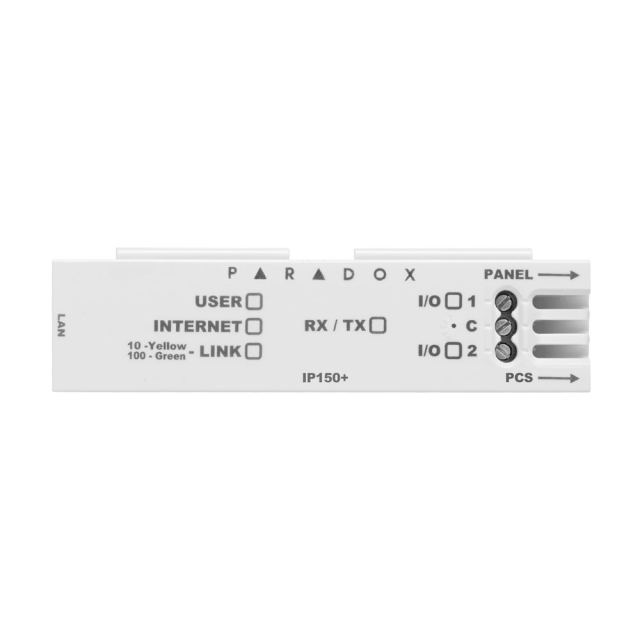 Comunicator IP Paradox IP150+, 2 intrari/iesiri, firmware upgrade fail-safe