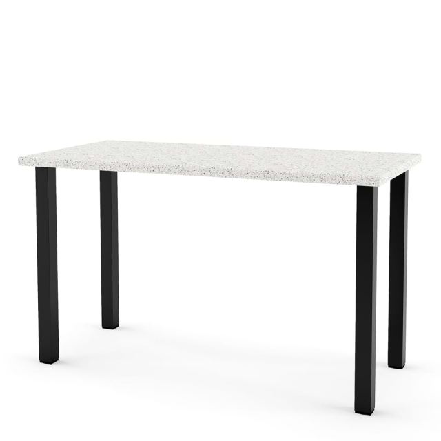 Masa bucatarie cu picioare patrate negre DOMINO