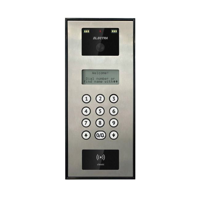 Videointerfon de exterior Electra Classic Line P4S.VBS, 800 TVL, RFID, 255 posturi