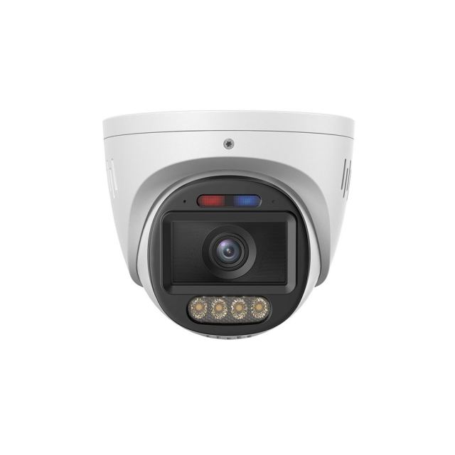 Camera supravghere IP Dome Imou Aurora Full Color IPC-PU8HP-6T0, 6 MP, 2.8 mm, IR / lumina alba 30 m, slot card, microfon si difuzor, PoE, detectie miscare/om/vehicul, lumini de avertizare rosii/albastre, always on record