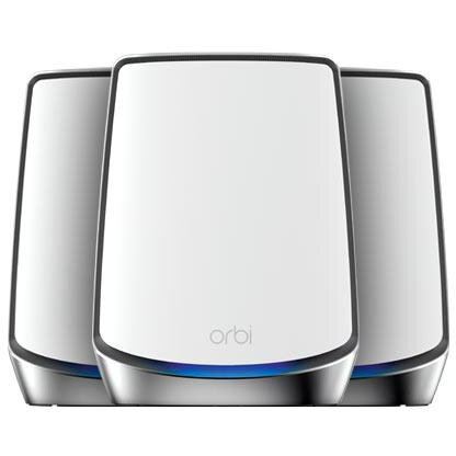 netgear NETGEAR Orbi RBK853 AX6000 WiFi 6 Mesh System Tri-band (2.4 GHz / 5 GHz / 5 GHz) Wi-Fi 6 (802.11ax) Gri 4 Intern