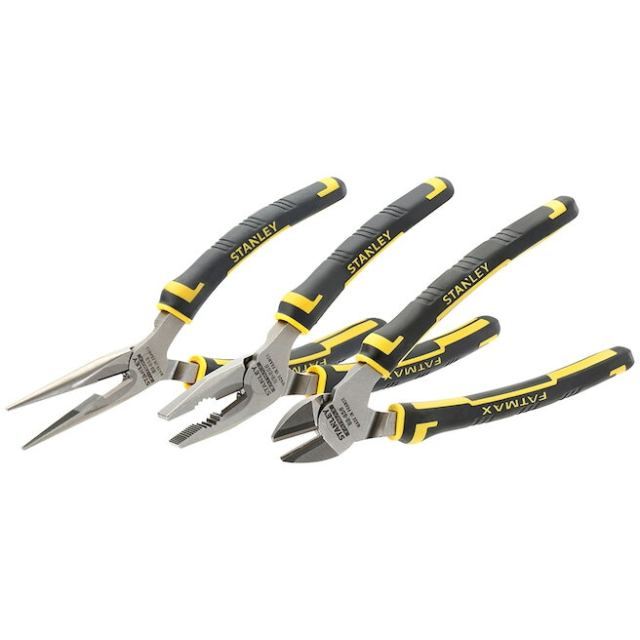 Stanley Set 3 clesti, Stanley, Otel, 165 mm, Negru/Argintiu