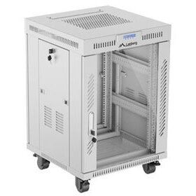 LANBERG Cabinet Lanberg Rack 19 de sine statator, 15U/600x600 (pachet plat) cu usa din sticla, pentru instalare LCD, Gri
