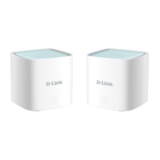 Sistem Mesh wireless Dual-Band Gigabit D-Link Eagle Pro M15-2, WiFi 6, 1.5 Gbps, 4 antene, 2 porturi, interior, 2 buc