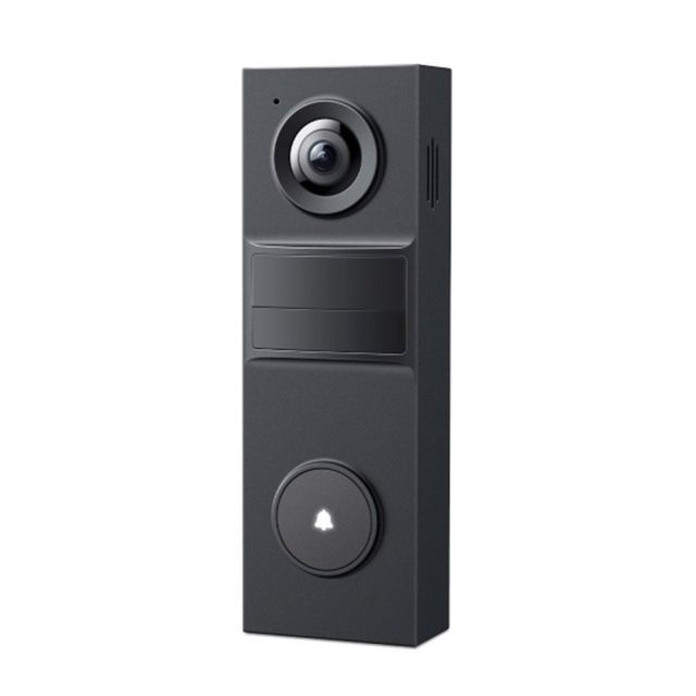 Sonerie video smart WiFi TP-Link TAPO D205, 3 MP, 2.4 mm, IR 8 m, microfon si difuzor, slot card, aparent, detectie miscare, PIR, acumulator 5200 mAh, vizualizare de pe telefon
