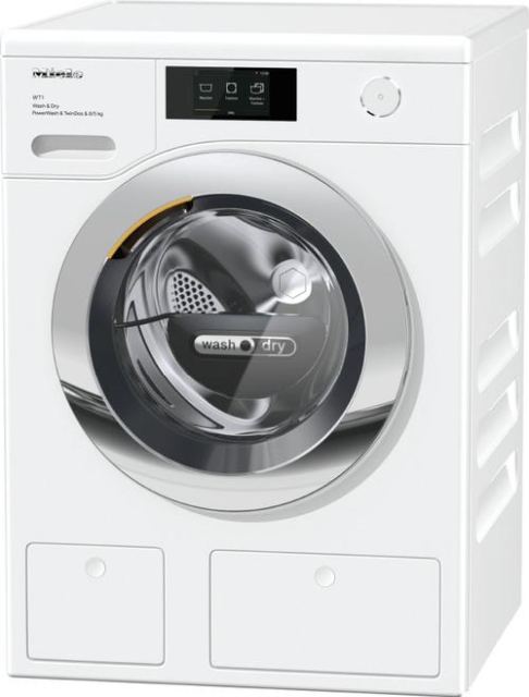 Masina de spalat cu uscator Miele WTR860 WPM, 8/5 kg, 1600 rpm, Clasa D, TwinDos, PowerWash (Alb)