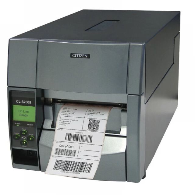 Citizen Imprimanta de etichete Citizen CL-S700IIDT, direct termic, 203 DPI, latime printare 104 mm,USB, Ethernet, Serial RS-232