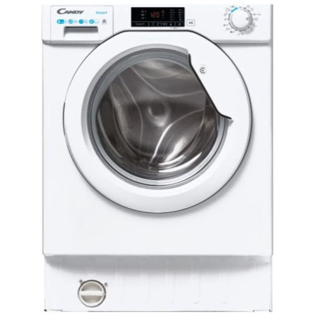 CANDY Masina de spalat rufe cu uscator incorporabila Candy, Clasa D, 1400 rpm, Spalare 8 kg, Uscare 5 kg, Easy Iron, Alb